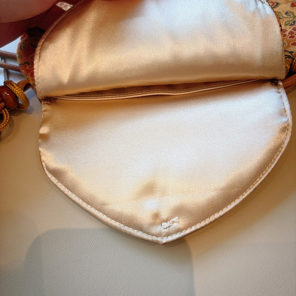 Chinese-style Embroidered Eight Treasures Gourd Crossbody Bag and Phone Bag