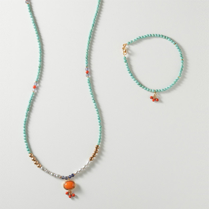 Natural Turquoise bracelet Handmade healing Stone Gift