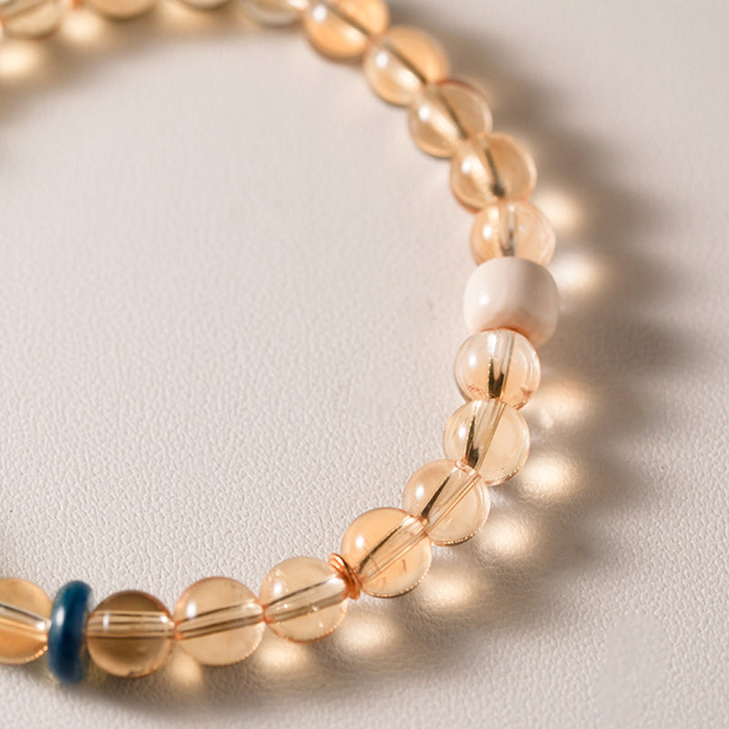 Citrine Gemstone Bracelet for Wealth & Abundance - Healing Crystal