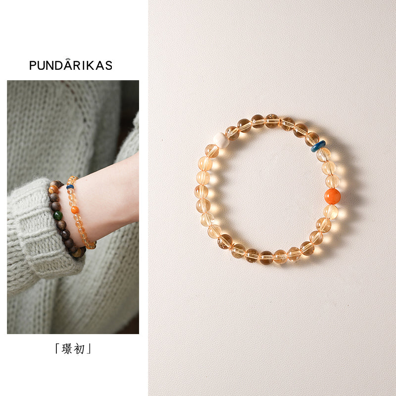 Citrine Gemstone Bracelet for Wealth & Abundance - Healing Crystal