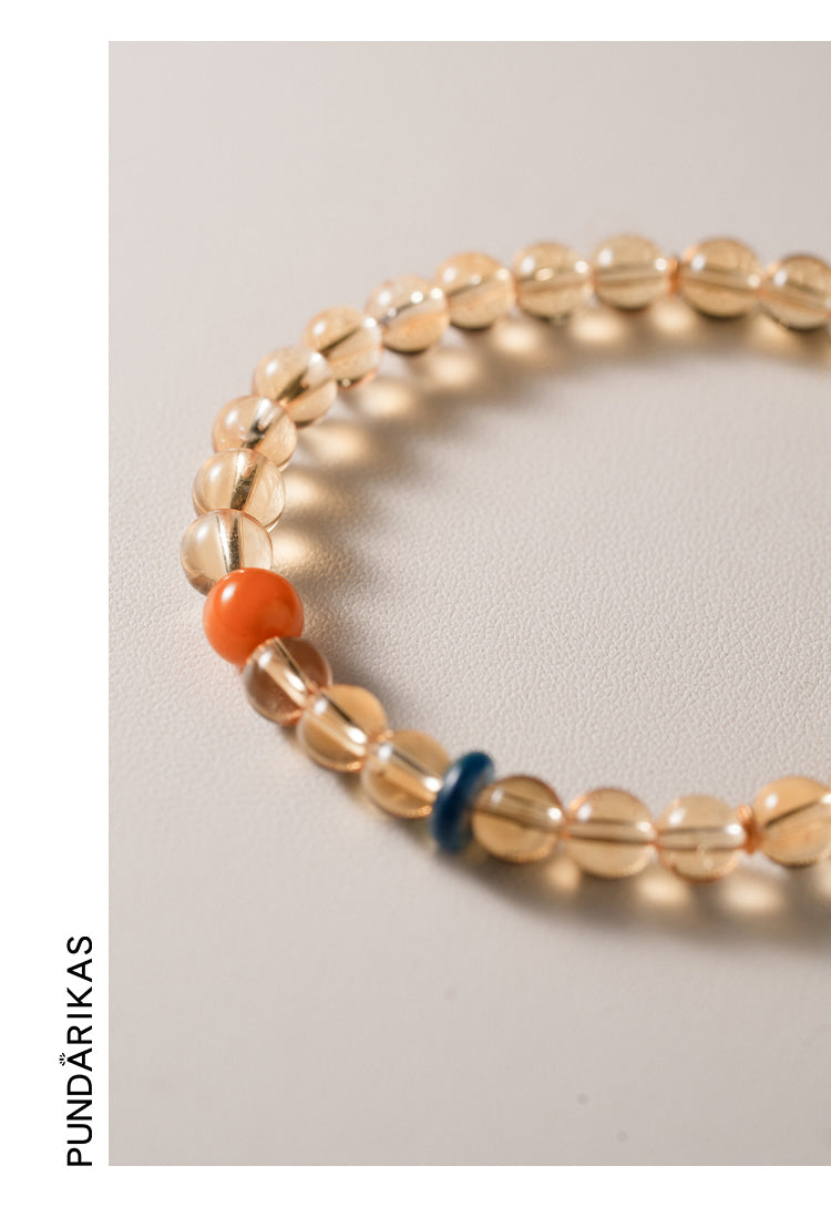 Citrine Gemstone Bracelet for Wealth & Abundance - Healing Crystal